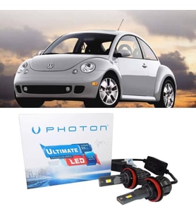 Vw Beetle Led Xenon Kısa Far Ampulü H1 Ultimate 9500 Lumens Yeni Seri Beyaz 1997-2005