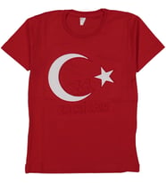 Bayrak Baskılı Çocuk Tişört BGL-ST04549 (Kırmızı)