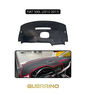 FIAT 500L 2013-2017 Modellerine UygunTORPİDO KORUMA HALISI SİYAH KENAR