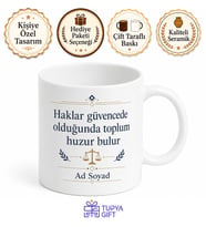 SGK Uzmanı Yazılı Kişiye Özel Baskılı Kupa Bardak Hediye