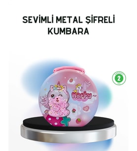 Anahtarlı Çocuk Para Kasası Eğitici Ve Dekoratif Tasarım