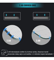 Microsonic Samsung Galaxy Tab A8 X200 Tempered Glass Cam Ekran Koruyucu