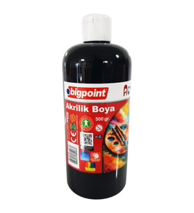 Bigpoint Akrilik Boya 500 gram Siyah