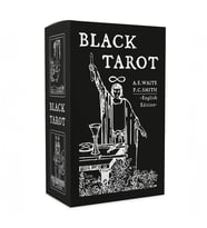 Ekorp Kitap Black Tarot English Edition, Arthur Edward Waite, 78 Kartlık Deste Ve 96 Sayfa Rehber Ki (Krem)