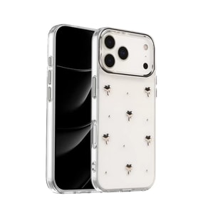 İphone 17 Fiyonk Desenli Kapak - Desen 1