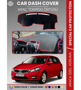KİA CEED (2006-2012) Torpido Örtüsü Ön Panel Torpido Koruma Tam Uyum Tam Uyum Kaymaz Kolay Montaj