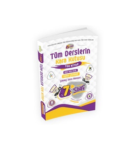 7.sınıfın kara Kutusu Tüm Dersler Tek Kitap Dijital Çözümlü Soru Bankası