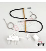 Fiat Abarth Punto Grande Evo MK3 199 2005-2024 51723323 İçin Manuel Arka Sağ Cam Kriko Tamir Seti