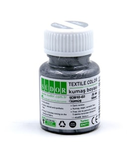 Südor Kumaş Boyası 25Ml Gümüş - 2 adet