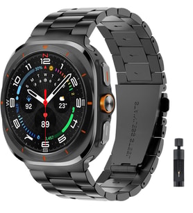 Samsung Galaxy Watch Ultra 2/1 47mm Kordon Klipsli Metal Kordon 04 +Kısaltma Apa