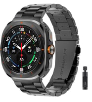 Samsung Galaxy Watch Ultra 2/1 47mm Kordon Klipsli Metal Kordon 04 +Kısaltma Apa