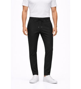 Yazı Erkek Regular Kesim Beli Bağlamalı Büyük Beden Casual Jogger Pantolon 7602