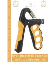 Profesyonel Dirençli Bilek Önkol Sporcu Ayarlanabilir El Egzersizi Tutuş Güçlendirici