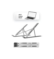 Alüminyum Ayarlı Katlanabilir Laptop ve MacBook Uyumu Tutucu Stand