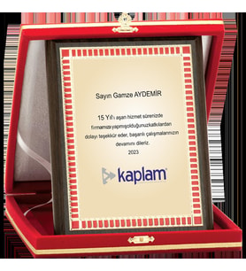 ODAK KUPA - Ahşap Plaketler - PL-053-M B - 15x20 cm