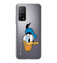 Xiaomi Mi 10 T Uyumlu Kapak Donald Duck Tasarımlı Şeffaf Silikon Kılıf
