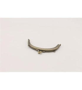 Çanta Klips Oval - 12 cm Bronz