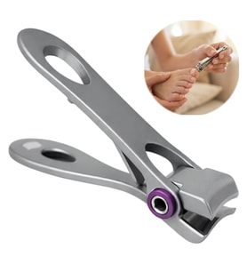 Sunup SN-29302 Profesyonel Geniş Ağızlı Ayak Tırnak Makası 85mm Paslanmaz Çelik Mat Gri
