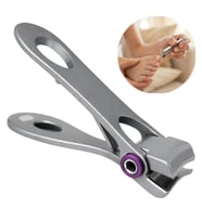 Sunup SN-29302 Profesyonel Geniş Ağızlı Ayak Tırnak Makası 85mm Paslanmaz Çelik Mat Gri