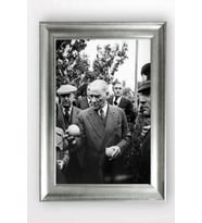 Gümüş Çerçeveli Atatürk Tablo cv1080