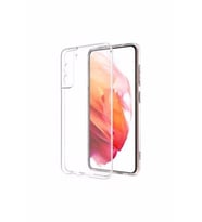 Samsung Galaxy S21 Fe Kamera Korumalı Şeffaf Tıpalı Silikon Kılıf