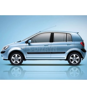 Hyundai Getz Uyumlu Krom Cam Çıtası 6 Parça 2002-2011