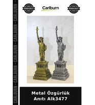 Özel Üretim Hediyelik Dekoratif Masaüstü Hatıra Koleksiyon Metal Özgürlük Anıtı Alk3477