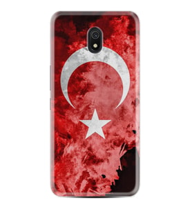 Xiaomi Redmi 8A 8 Pro 9C 9T 10C 11T Pro Kılıf Desenli Silikon Şanlı Türk Bayrağı 1315
