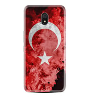 Xiaomi Redmi 8A 8 Pro 9C 9T 10C 11T Pro Kılıf Desenli Silikon Şanlı Türk Bayrağı 1315