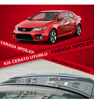 Kia Cerato  Piano Black Bagaj Üstü Yarasa Spoiler Bagaj Çıtası