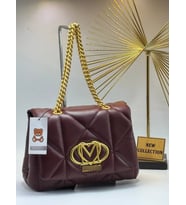 Kadın Zincir Asklılı Kapitoneli Puf Çanta 19/24 cm (02)
