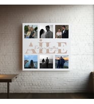 Aile Temalı 6 Fotoğraflı Kanvas Tablo