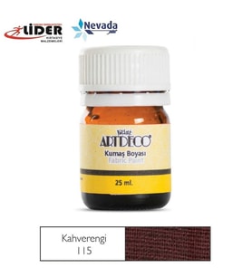 ARTDECO KUMAŞ BOYASI 25ML KAHVERENGİ 10 A - 115