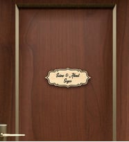 Kişiye Özel Mdf Kapı İsimliği