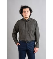 ADVANTE CEPLİ RAHAT KESİM KIŞLIK ERKEK GÖMLEK (Yeşil)