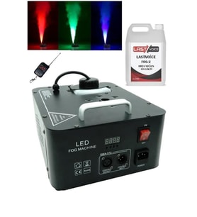 Quenlite Volcano-2000LK DMX Sis Makinası 2000 Watt LED Işıklı ve Uzaktan Kumandalı (5 Litre Likitli)
