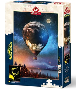Art Puzzle Ay'a Yolculuk 1000 Parça Neon Puzzle 5013