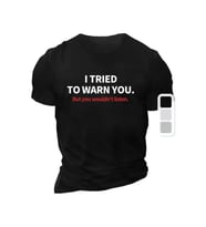 Baskılı Oversize Bisiklet Yaka T-shirt - Siyah