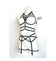 Jartiyer Harness Takım (Beyaz)