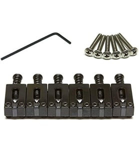 Graph Tech PG-8000-0B String Saver Classic Strat/Tele Alt Eşik Seti (2 1/16" - Siyah)