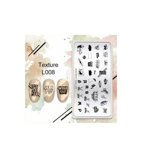Stamper Desen Plakası Texture L008