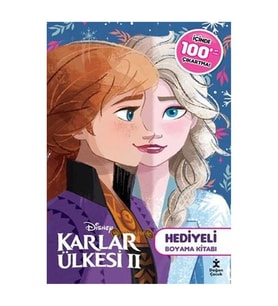 Disney Karlar Ülkesi 2 100+ Çıkartma Hediyeli Boyama Kitabı Doğan Çocuk