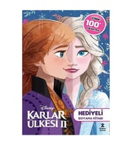 Disney Karlar Ülkesi 2 100+ Çıkartma Hediyeli Boyama Kitabı Doğan Çocuk