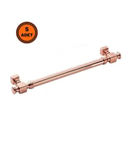 5 Adet Doğanlar Dragon 192 mm Mobilya Kulp Süper Rose Bronz