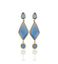 Kadir Jewellery 22 Ayar Altın Kaplama Kadın Sallantılı Küpe -El İşçiliği Ve Hipoalerjenik Küpe