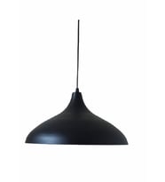 Rys Retro Metal Dekoratif Rustik Kafe Mutfak Aydınlatma Siyah içi Siyah Sarkıt Avize Çap:35 cm