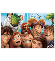 Cakatablo Croods Karakterleri Karikatür MDF Tablo