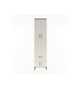 Hyperion Dolap 5 Raflı Tek Çekmeceli 4 Kapaklı 60x44x243 Çam-Aytaşı