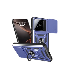 Xiaomi Mi 15T Pars Lens Yüzüklü Silikon - Lacivert