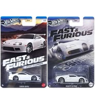 2 Araç Hot Wheels Fast & Furious Set - Bugatti Veyron & Toyota Supra (1/64) Hızlı ve Öfkeli